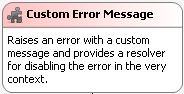Custom Error Fluxlet